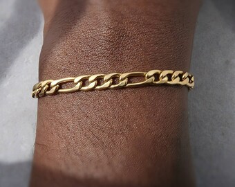 mens gold bracelet band