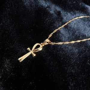 Collana Ankh in oro – Simbolo egizio della vita, ciondolo minimalista