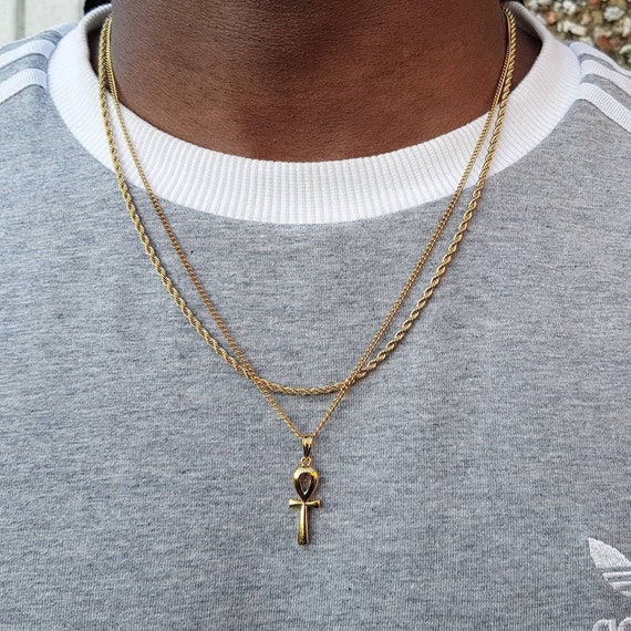 18k Gold Rope Chain Rope Chain Gold Twist Chain 3mm Gold Chain for Men Rope Necklace Gold Necklace Men Jewelry Gift Him Chain Etsy Canada