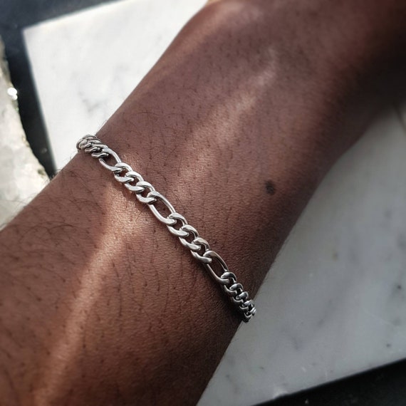 Mens figaro chain best sale bracelet