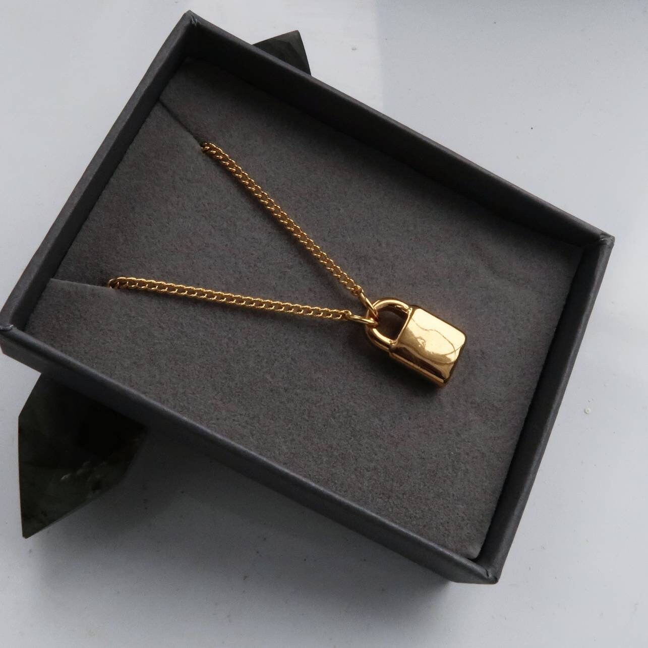 Silver Louis Vuitton Lock Necklace – Vintage Vogue Lux