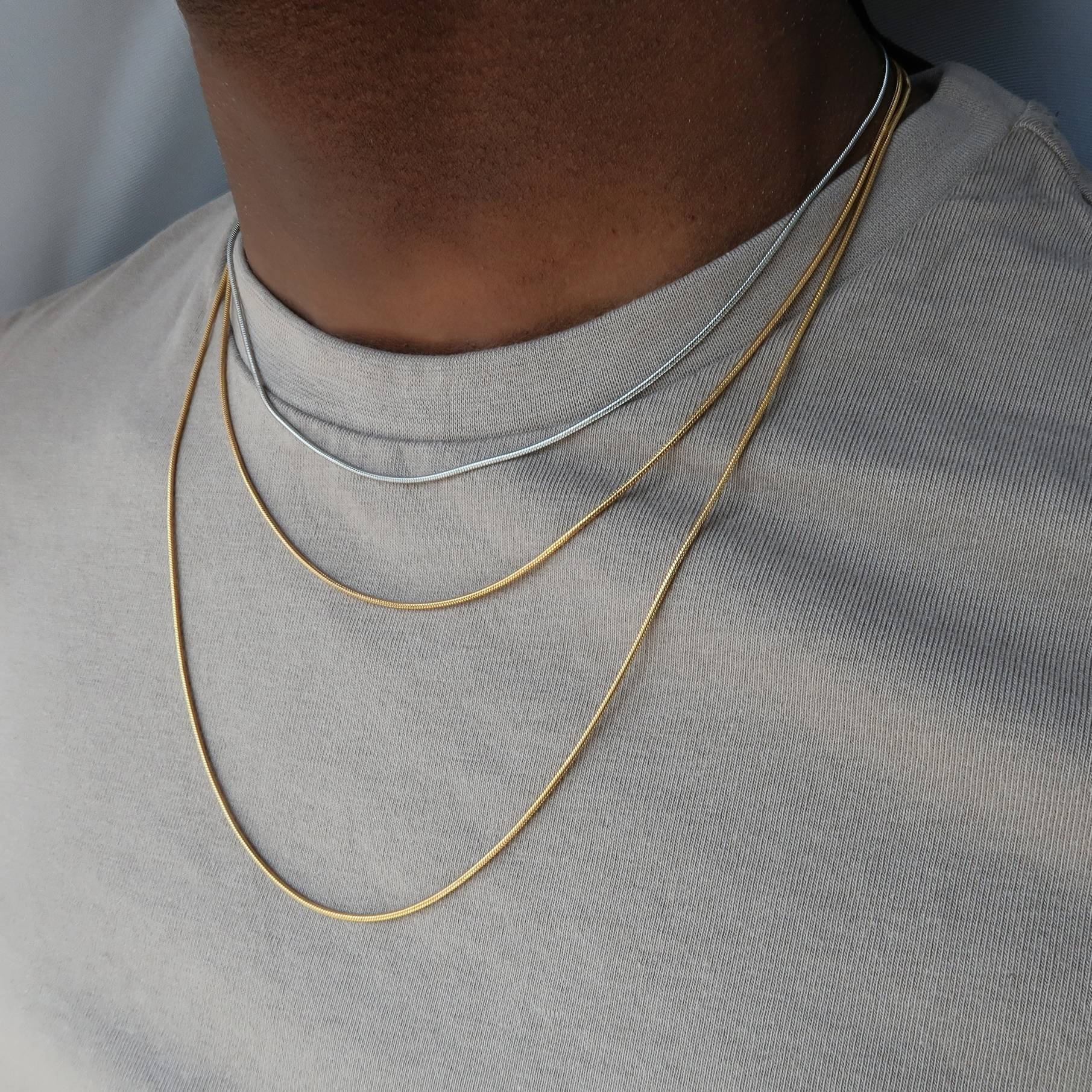 2mm Cuban Chain Necklace, Sterling Silver | Men's Necklaces | Miansai