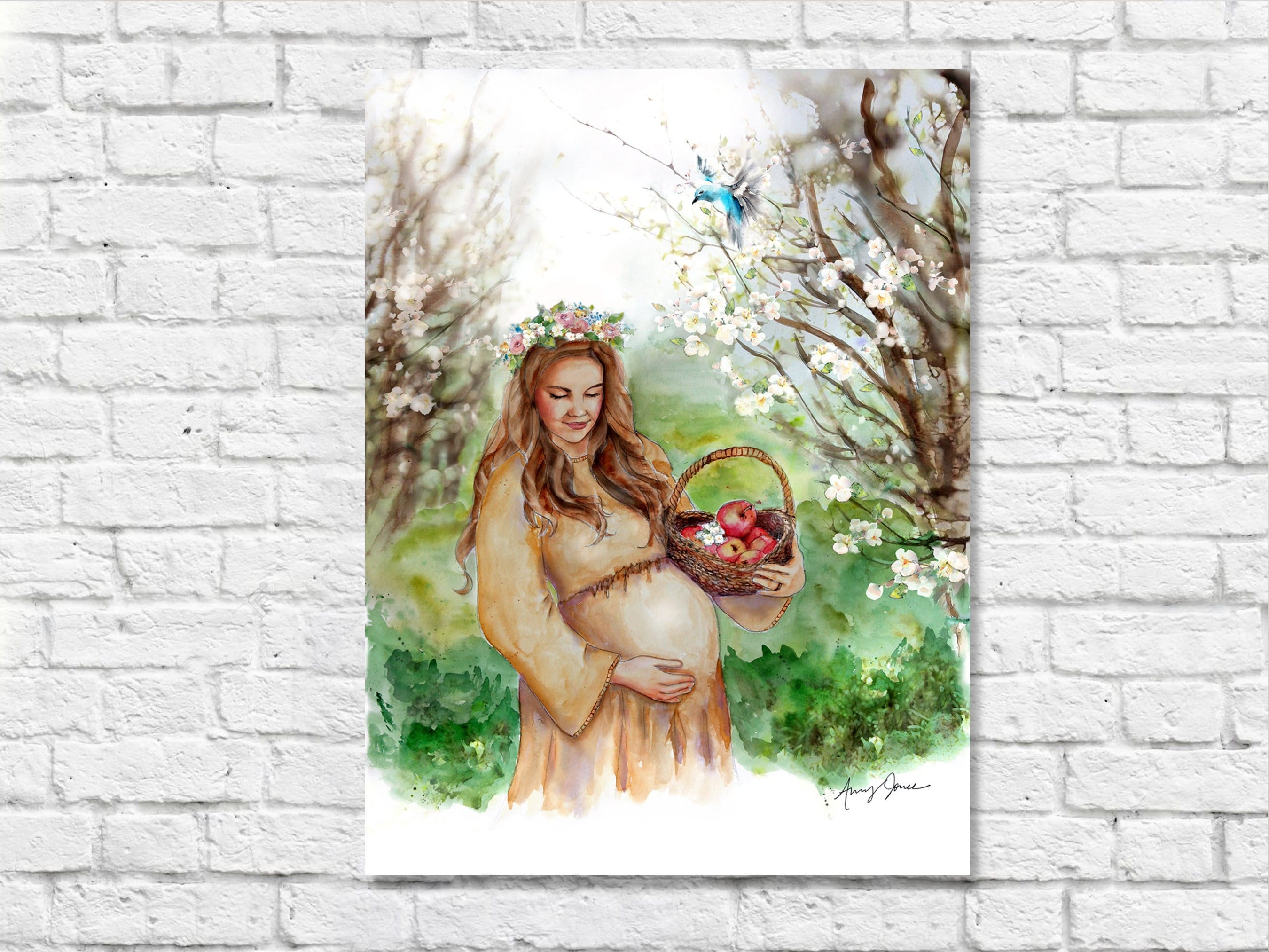 Nature Pregnant Art