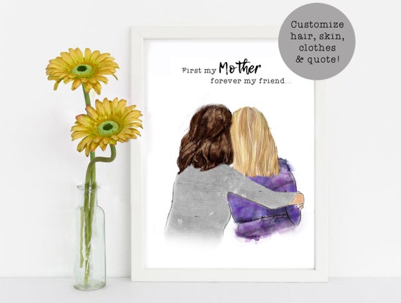 Featured image of post Drawing Of Mother And Daughter Hugging