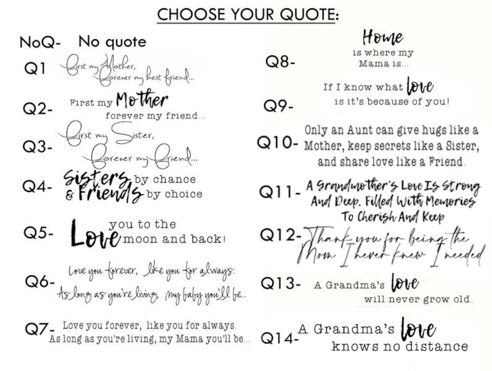 Mother's Hug, Personalized Art Print, Mom/daughter Grandma ...
