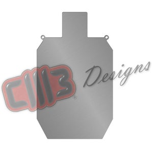 IDPA AR500 Shooting Reihe Silhouette Zielscheibe - DXF Dateien - Digitaler Download