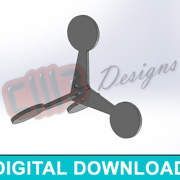 AR500 Round Walking Jumping Range Shooting Target Design - DXF file - Digital Download