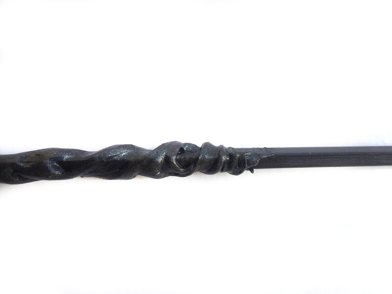 Black Wizard Wand |10.5 inch Black Magic Wand Black Wand Black onyx wood wand fairy wand for pretend play role play creative play