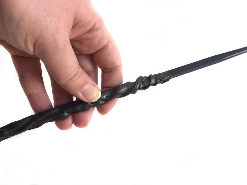 Black Wizard Wand |10.5 inch Black Magic Wand Black Wand Black onyx wood wand fairy wand for pretend play role play creative play