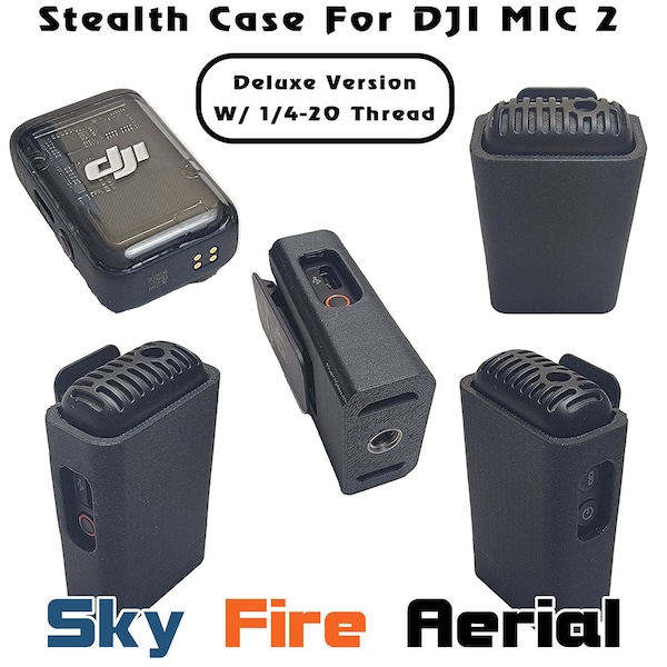 Deluxe Stealth Case For DJI Mic 2 Wireless Microphone