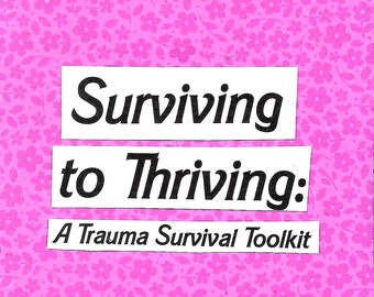surviving to thriving #3 digital zine | coping skills for ptsd & cptsd