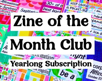 Zine des Monats Club | ganzjähriges Zine-Abo