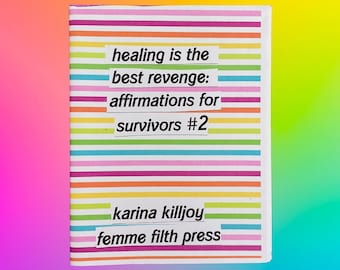 Affirmations Zine for Trauma Survivors: Healing & Self-Love