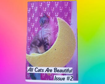 Cat Photography Mini Zine: Colorful Rescue Kitties