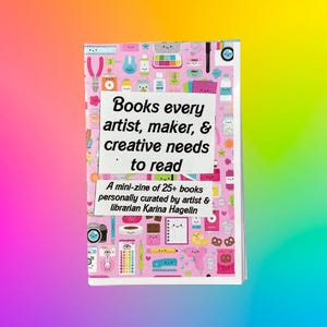 Artist Reading List Mini Zine: Creativity & Crafting Guide image 1