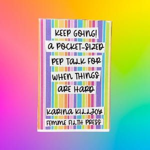 Mini zine Keep Going : discours d'encouragement pour les jours difficiles image 1