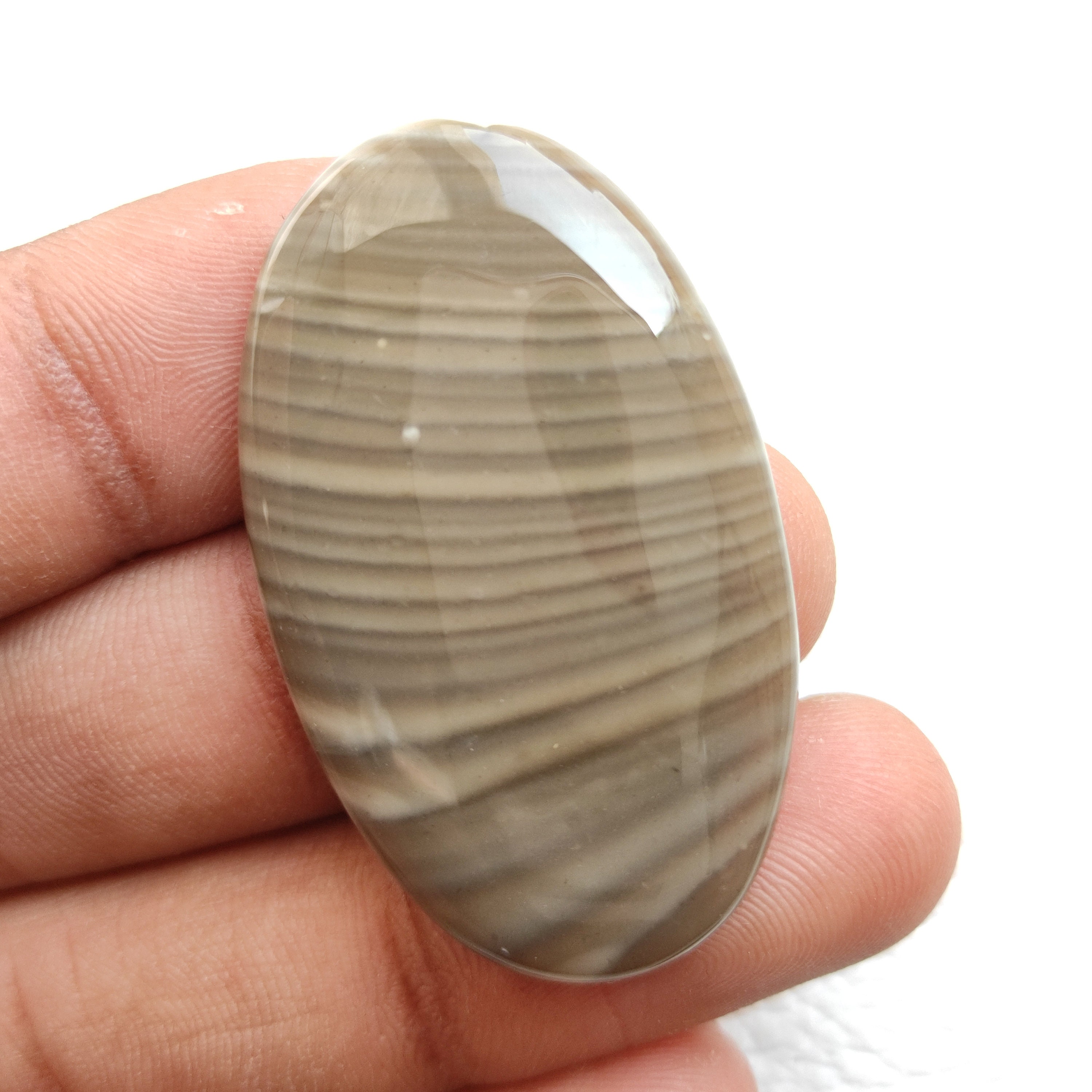 Rare Multi Colour Flint Striped Cabochon 60ct Flint Gemstone | Etsy
