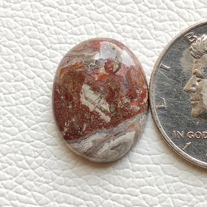 Crazy Lace Agate Cabochon 20 Carat 25X19X5 MM Oval Shape Natural Crazy Lace Agate Cabochon Designer Agate Loose Gemstone For Jewelry R9705