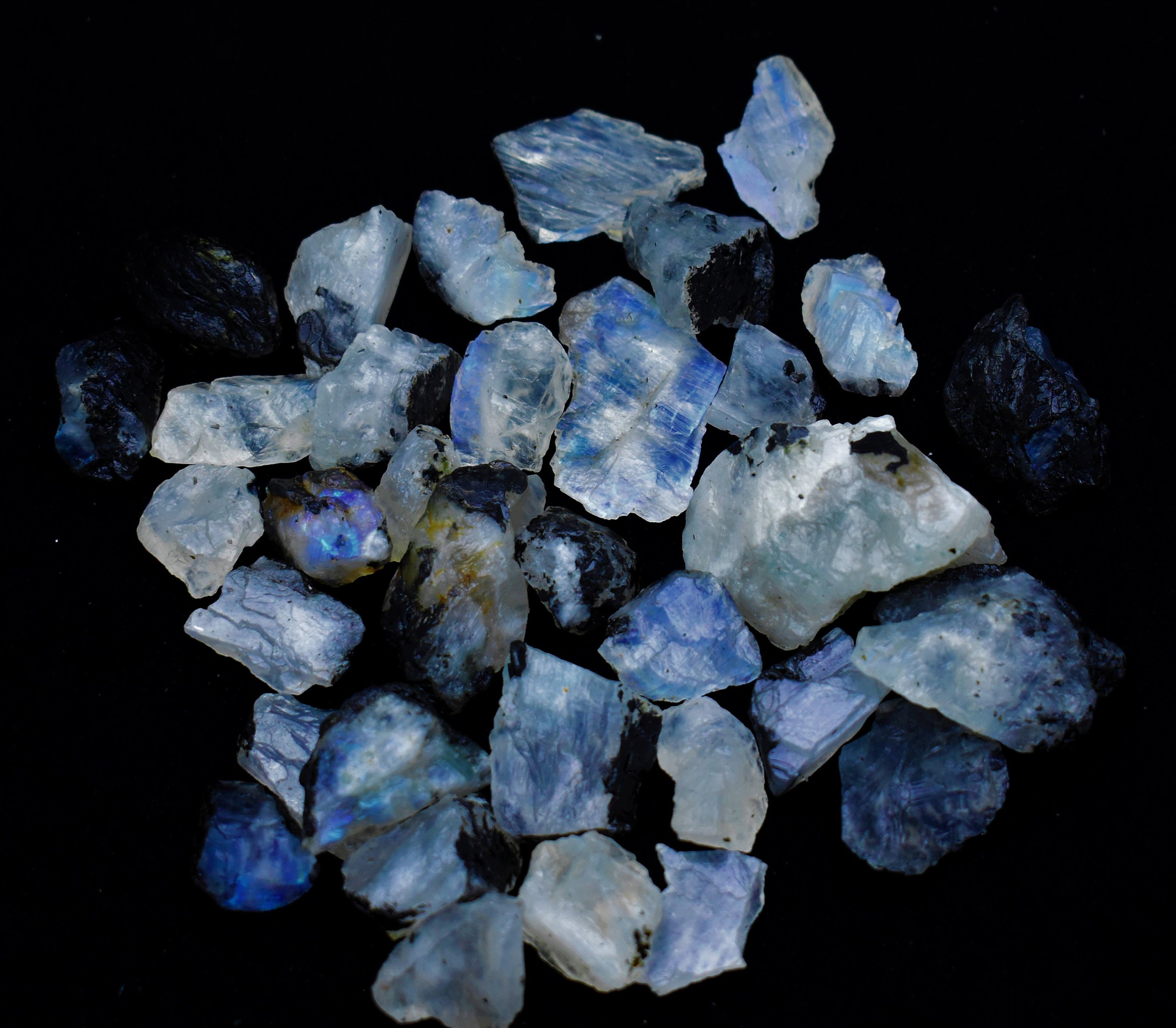 1000 カラット 50-60 個 卸売 ムーンストーン 原石 ビッグサイズ 天然