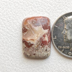 Crazy Lace Agate Cabochon 30 Carat 27X19X6 MM Cushion Shape Natural Multi Colour Crazy Lace Agate Cabochon Crazy Lace Agate Gemstone R8411