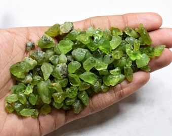 100 Carat Natural Green Peridot Rough Raw Peridot Rough Gemstone for Ring Jewelry Healing Mineral Peridot Rough Peridot Crystal Rough V5082