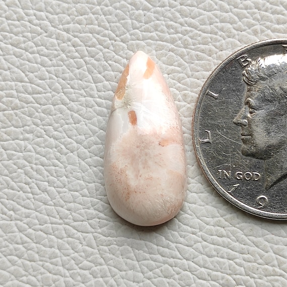 Peach Scolecite Coins Peach Scolecite Coins