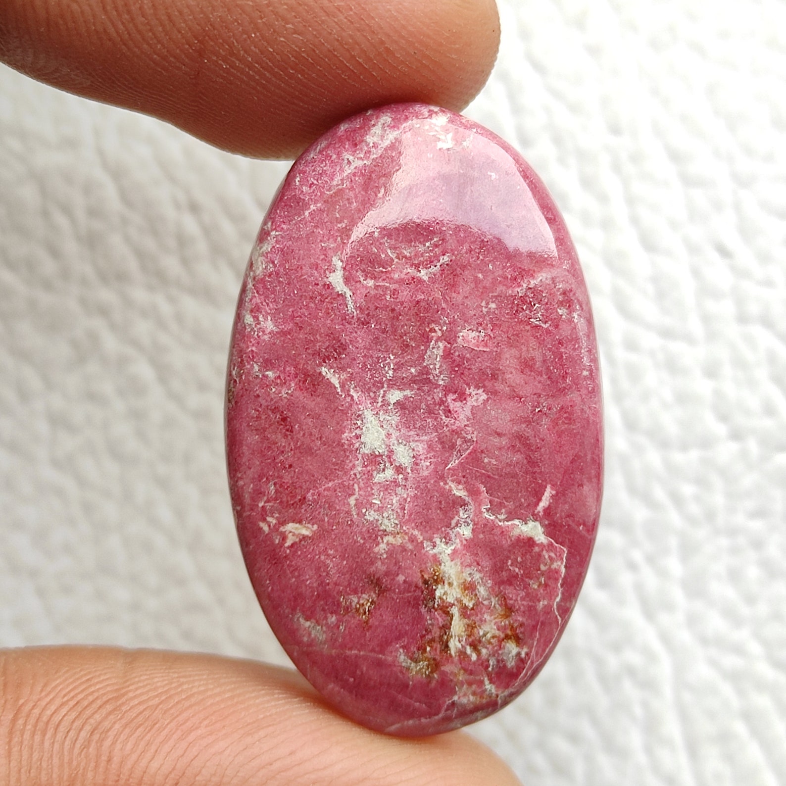 45ct Natural Pink Thulite Cabochon Rosaline Stone Norwegian | Etsy