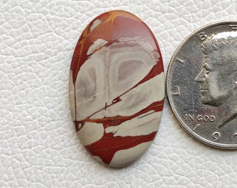 Noreena Jasper Cabochon 37X23X4 MM Forma ovalada Marrón rojizo natural Noreena Jaspe Cabujón Piedra preciosa suelta para colgante R11837
