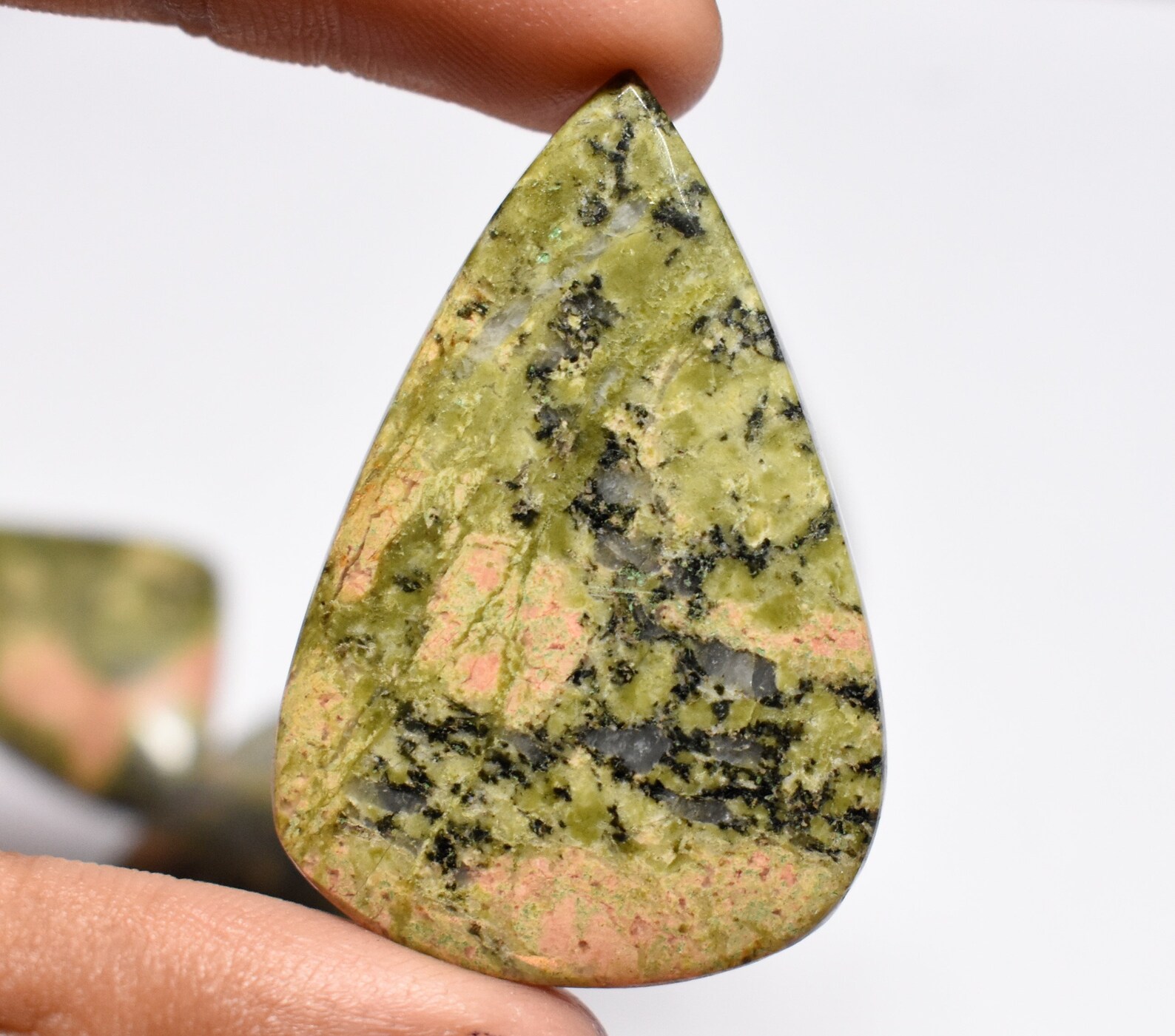 140ct Natural Mix Colours Unakite Jasper Cabochon Red Jasper Etsy