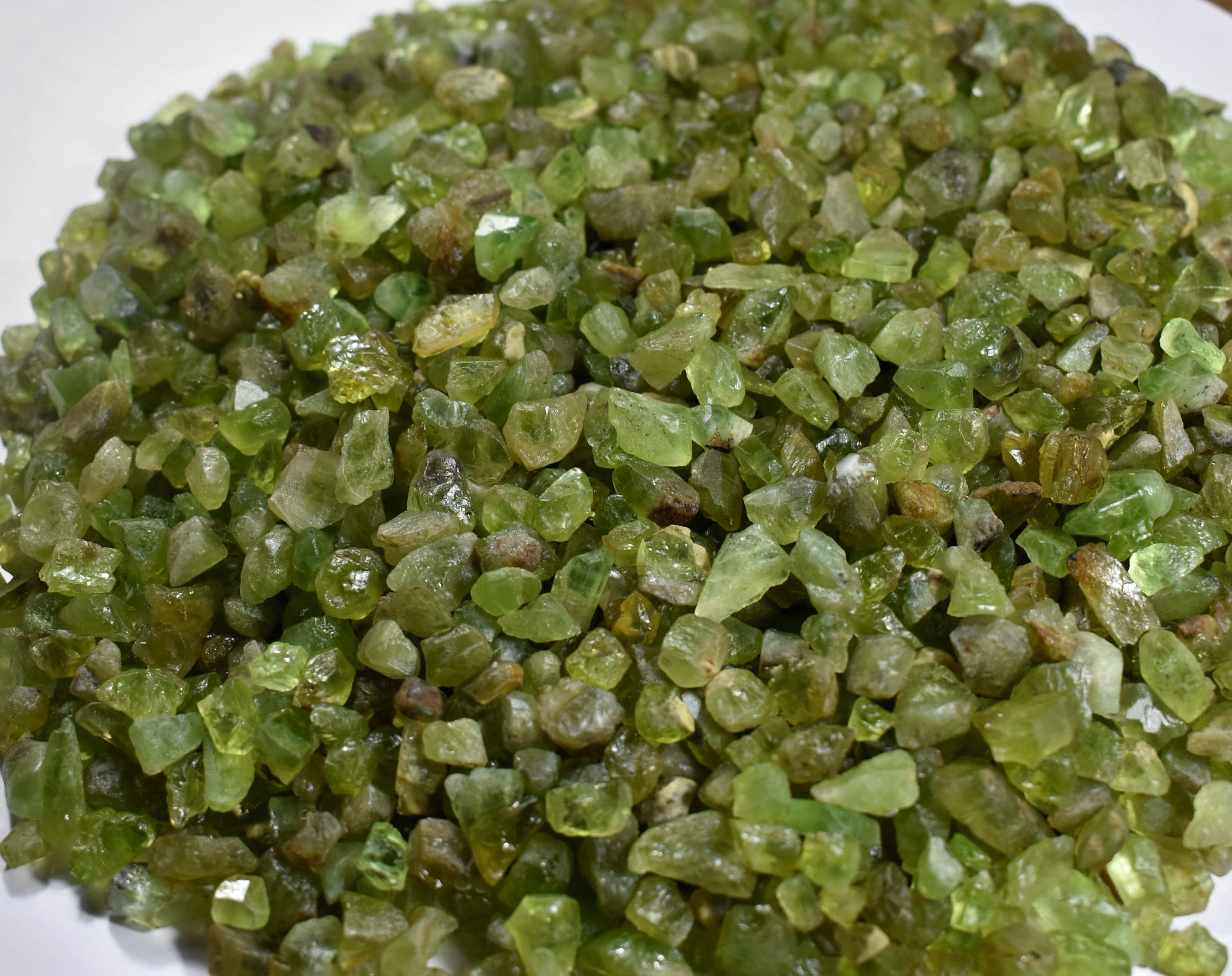 2000 Carat Natural Bright Green Peridot Rough Semi Precious