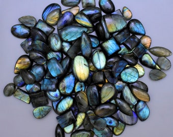 WHOLESALE Labradorite Cabochons Mix Lot Multi Fire Free Size Loose Gemstones For jewellery wire wrapping Healing Gemstones Cheap prices V43