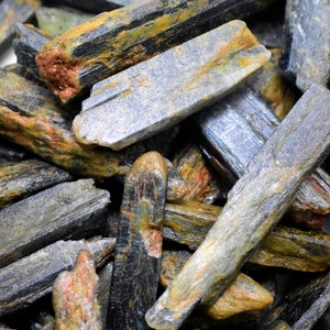 Wholesale Kyanite Rough Gemstone Blue Kyanite Rough Loose Kyanite Gemstone Natural Kyanite Shards Unpolished Kyanite Rough Shards V85