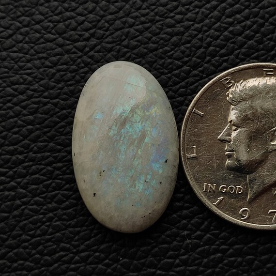 Lot De Cabochons En Pierre De Lune Bleue Naturelle - 150 Carats, Calibrés Ronds, Pour Bijoux