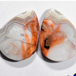 Designer Pair Crazy Lace Agate Cabochon Mexican Crazy Lace Agate Gemstone For Earring Jewelry Wholesale Price Loose Gemstone R2683-R2692