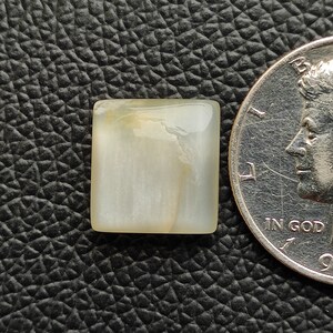 16X15X6 MM Cushion shape 20ct Natural white moonstone cabochon designer white moonstone healing mineral stone smooth polish gemstone R11332