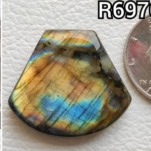Natural Mix Colour Flashy Labradorite Cabochon Unique Shape Dazzling Flashy Labradorite Gemstone For Jewelry Wholesale Gemstone R6975-R6978