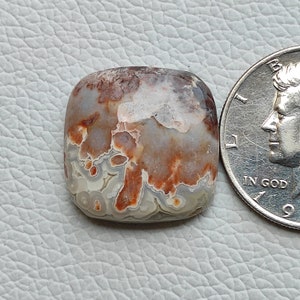100% Natural multi color crazy lace agate cabochon cushion shape designer crazy lace agate healing mineral gemstone for wire wrapping R11325