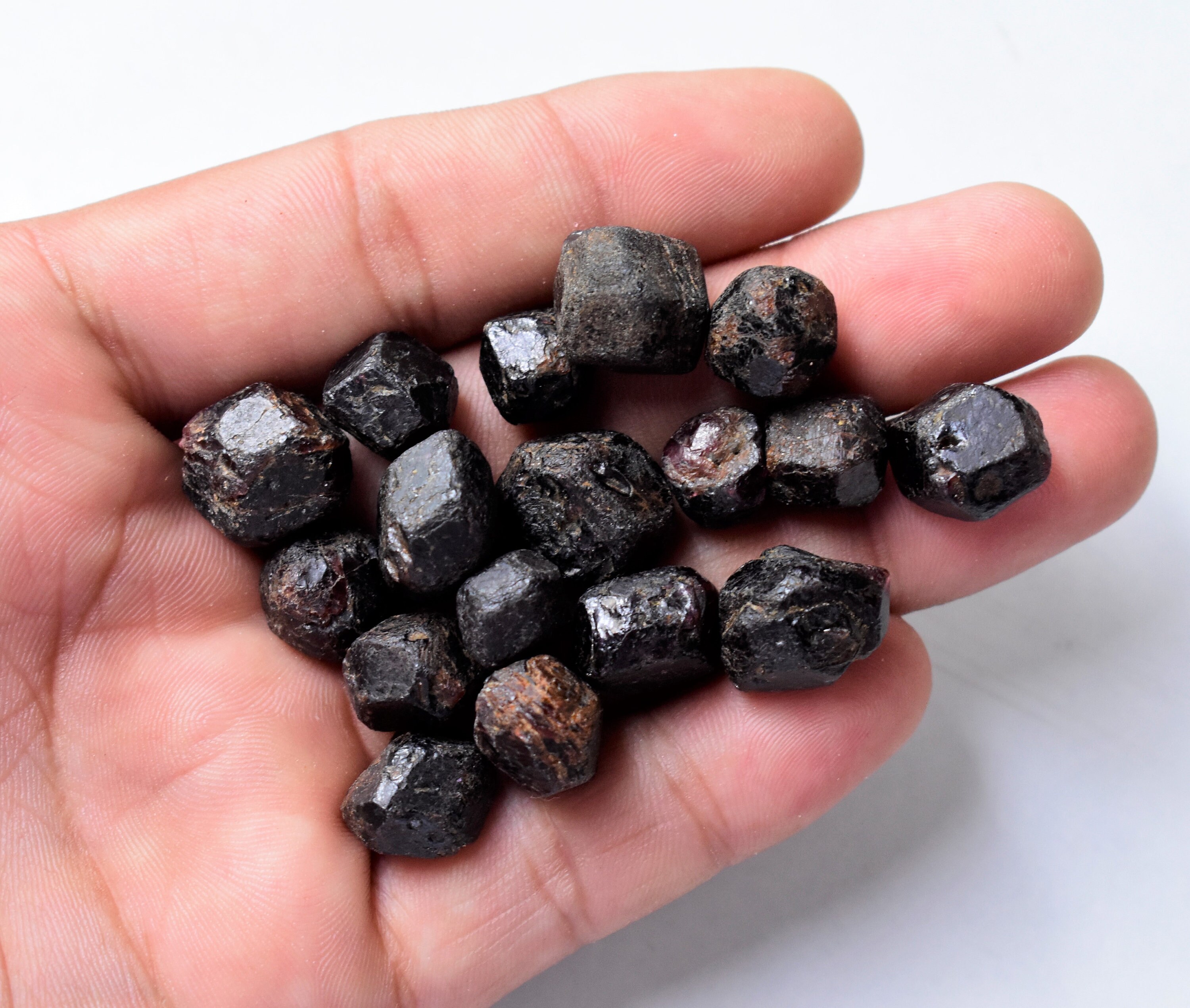 Natural Almandine Garnet Raw Rough For Beads 53 Gram Loose | Etsy