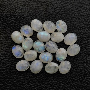 11X9 MM Oval shape 80ct Natural blue flashy moonstone cabochon 20pcs wholesale lot rainbow moonstone loose gemstone for ring jewelry R11974