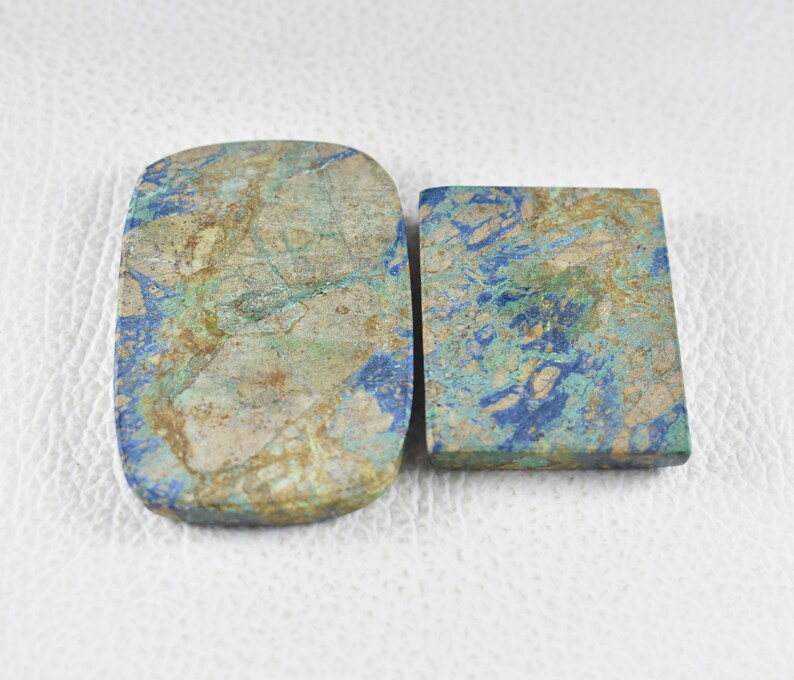 azurite malachite polished