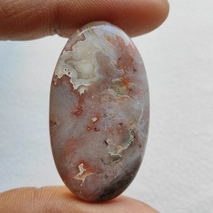 Rare crazy lace agate stone smooth polished gemstone natural multi color crazy lace agate flatback cabochon for pendant jewelry R12119