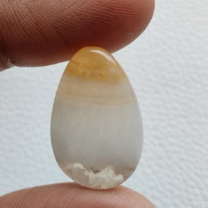 Botswana Agate Cabochon 15 Carat 27X17X3 MM Oval Shape Natural Mix Colour Botswana Agate Cabochon Agate Loose Gemstone for Jewelry R9759