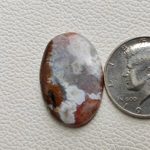100% Natural multi color moroccan seam agate cabochon 36X25X5 MM oval shape designer seam agate healing mineral gemstone for jewelry R11695