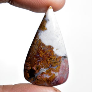 45ct Moroccan Seam Agate Flatback Cabochon Good Quality Morocco Stone For Jewelry Designer Seam Agate Handmade Polished Loose Cabochon R2776