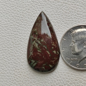 Erstaunliche Qualität multi rot farbe rot creek jaspis flatback cabochon birnen form designer red creek jaspis poliert edelstein für Schmuck R11711