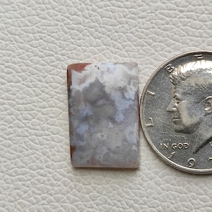 Rare multi colour moroccan seam agate cabochon 25ct rectangle shape designer seam agate stone highly polished gemstone for jewelry R11690