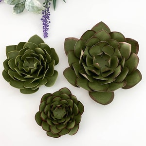 SVG PNG DXF Succulent Cut Files Cutting Machine No resizing needed can make 3 different sizes with 7 sizes petals per size