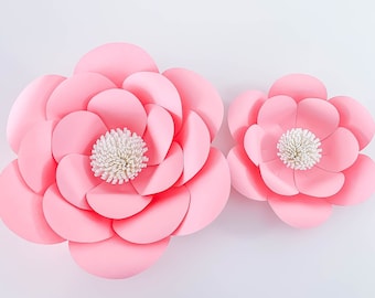 PDF Petal  1 Printable Paper Flowers Template Manageable for trace and Cut DIY Giant Paper Flower 3d Paper Flower for wedding and events
