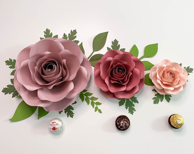 Download Paper Flower Template Rose Template Cricut And Silhouette Ready Center Of The Rose Svg Flower Center Template Craft Supplies Tools Origami