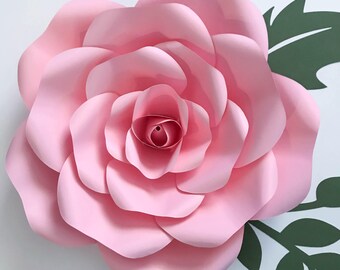paper rose template etsy